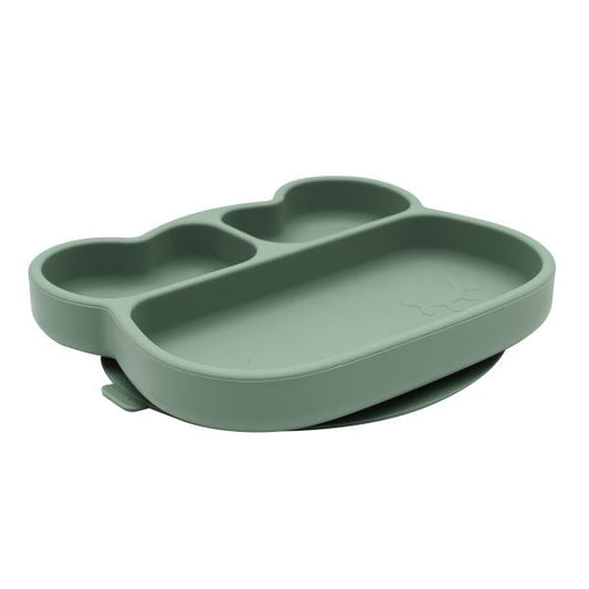 Assiette en Silicone Ours Sauge