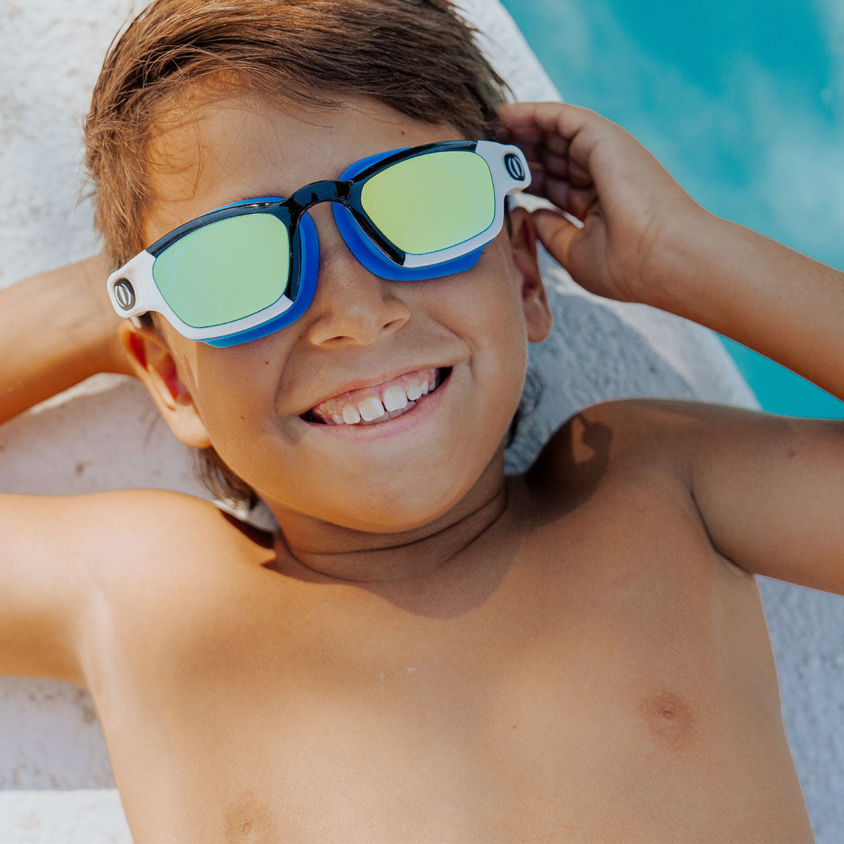 Lunettes de bain pour enfants Phantom Surfer Shark Boy à petite nageoire