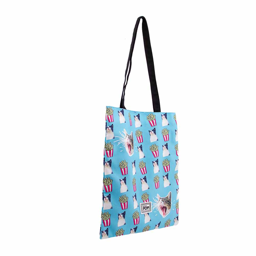 Tote Bag Oh My Pop! « Angry Cat »
