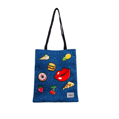 Tote Bag Oh My Pop! « Patches »