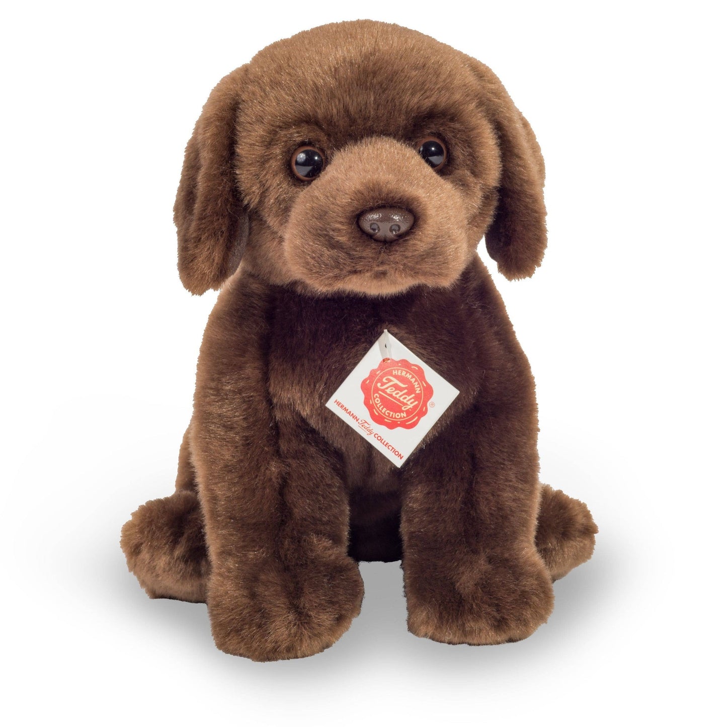 Peluche Labrador Assis Marron Foncé – 25 cm - Teddy Hermann