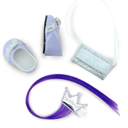 Ensemble de chaussures et d'accessoires de 20 cm