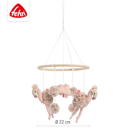 Holz-Mobile Flamingo