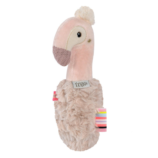 Greifling mit Beißring Flamingo
