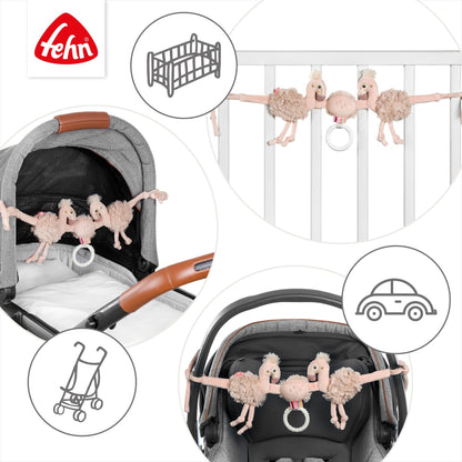 Kinderwagenkette Flamingo