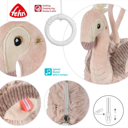 Mini-Spieluhr Flamingo