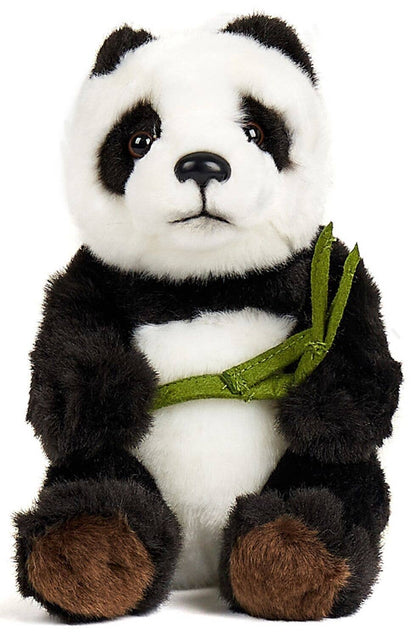 Peluche Panda avec Bambou Assis