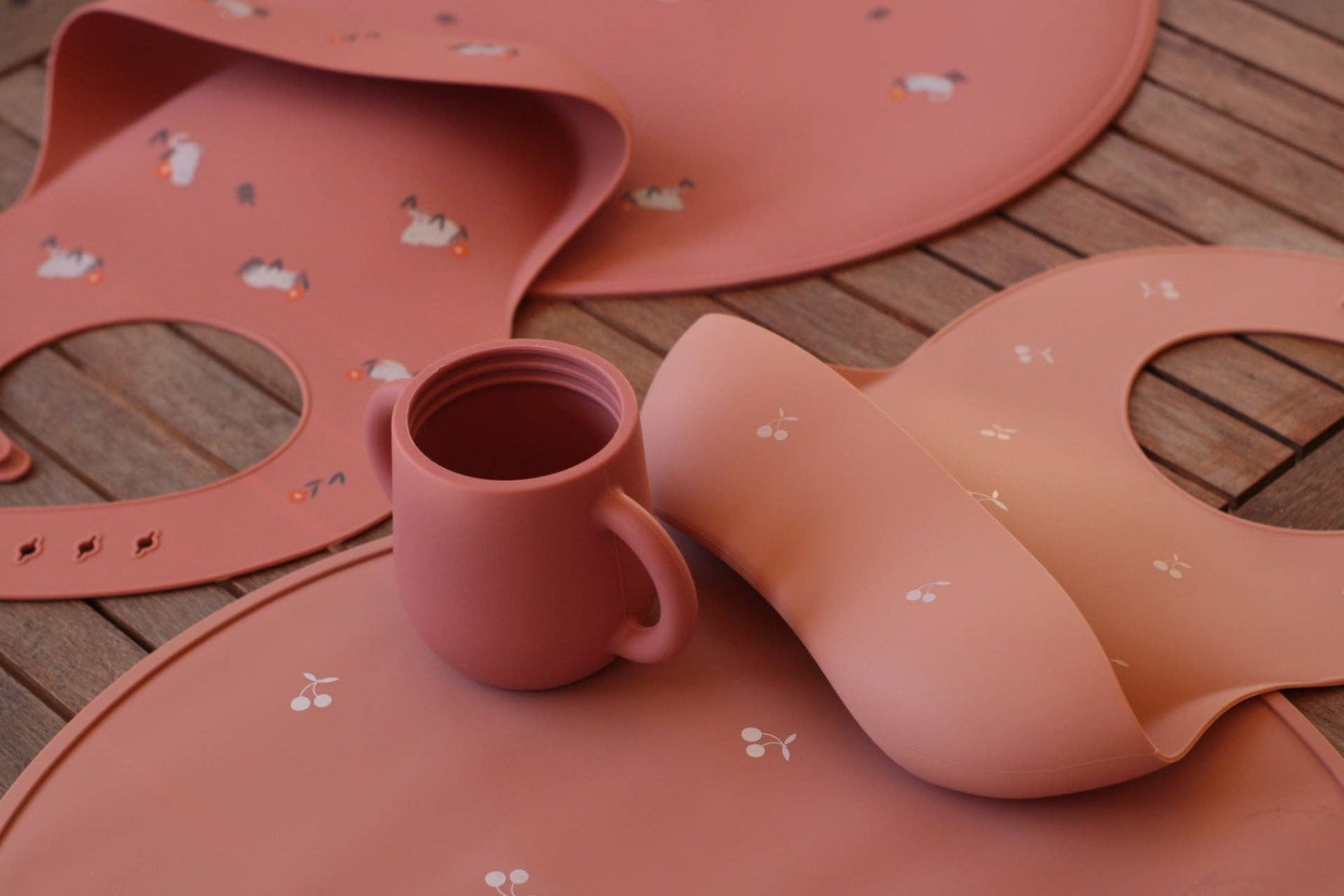 Set de table en silicone Chats - terracotta