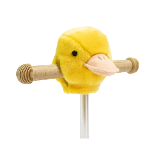 Accessoire pour vélo/trottinette d'enfant Tête de Canard jaune