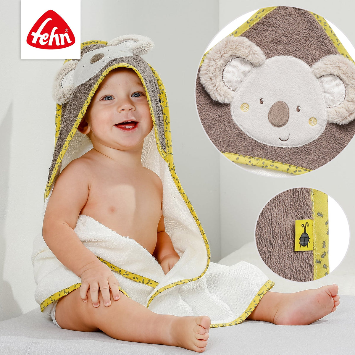 Kapuzenbadetuch Koala