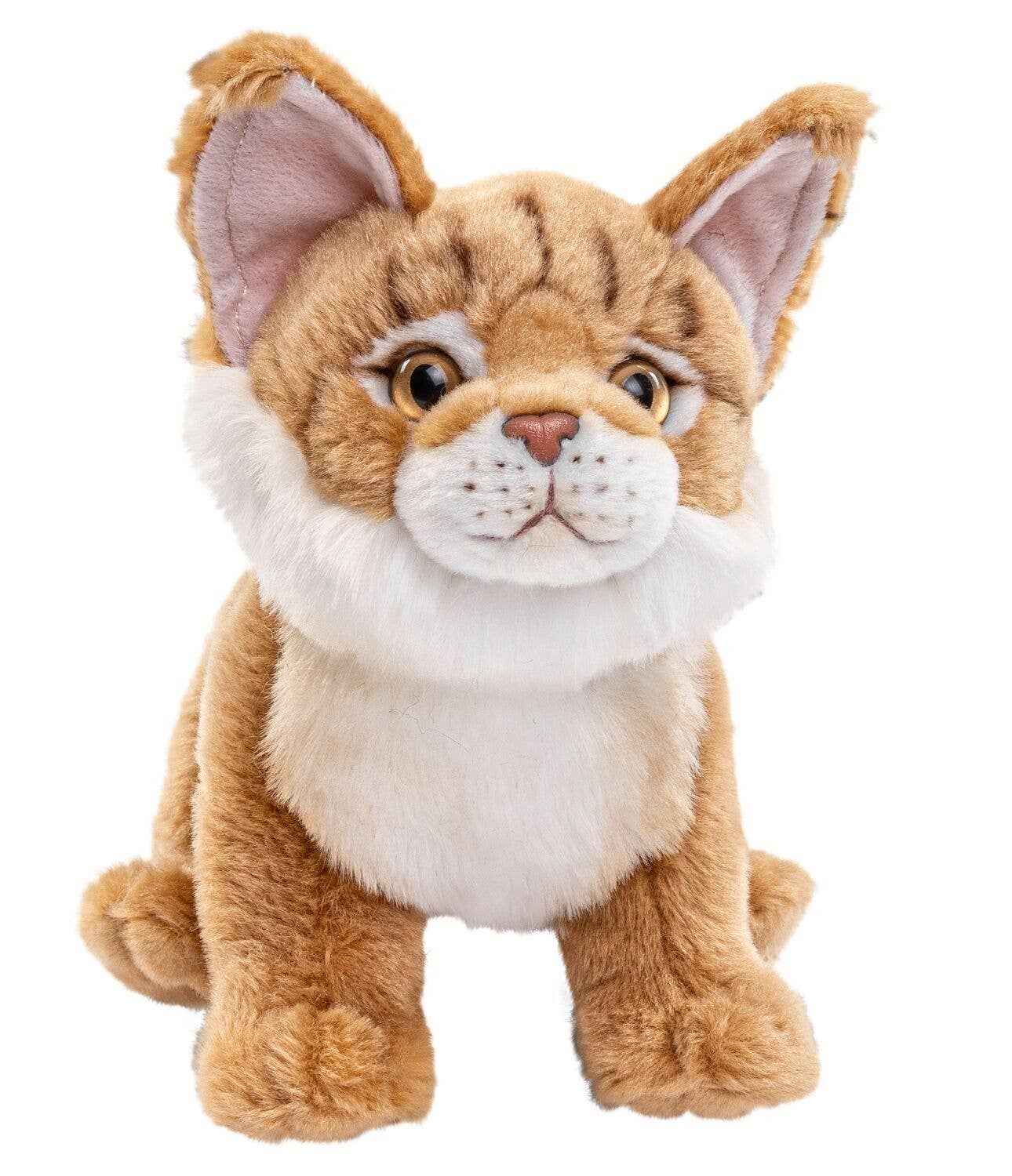 Peluche chat Maine coon avec crinière de lion amovible Uni Toys