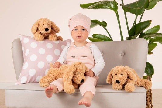 Beige Plush Dog