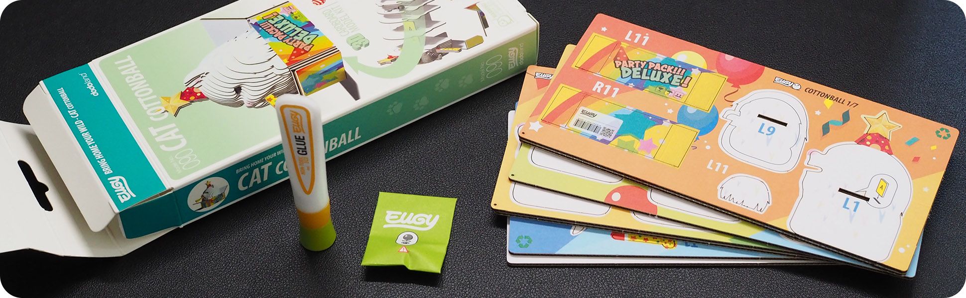 eugy 090 cat cottonball