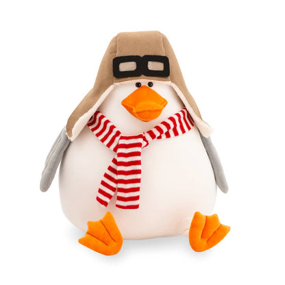 Plush goose with pilot's cap - 50 cm - from birth