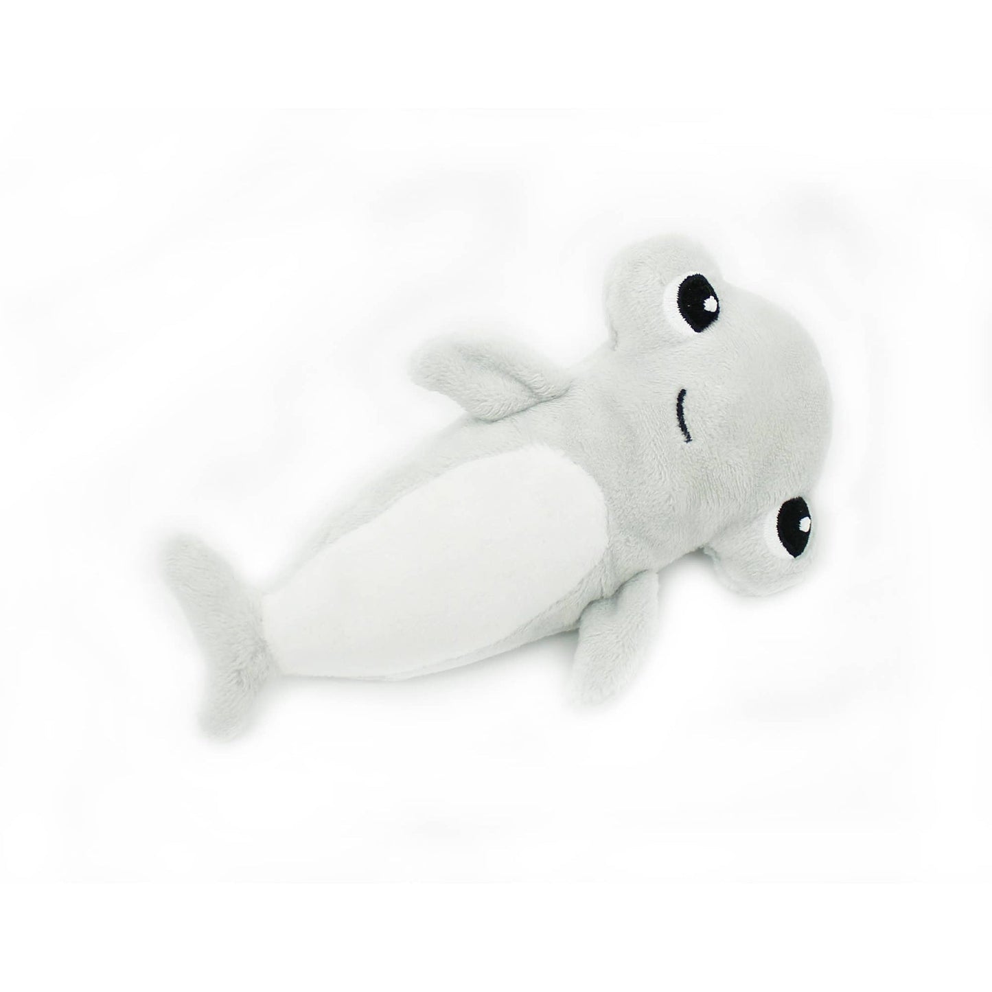 Ptipotos Plüschtier Hammerhai-Mutter und -Baby - Hellgrau