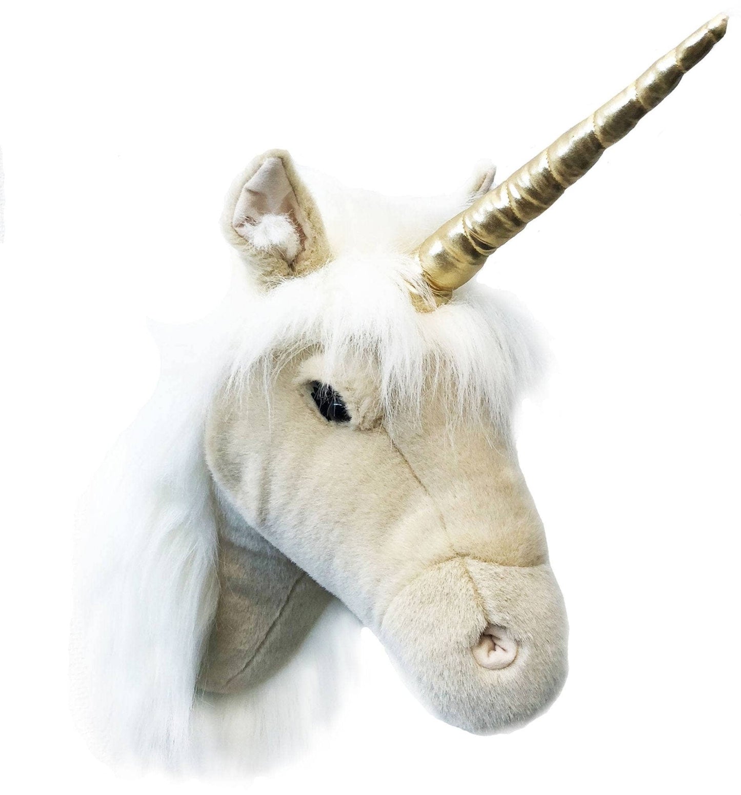 Wanddekoration Plüschtier Einhorn Fay beige