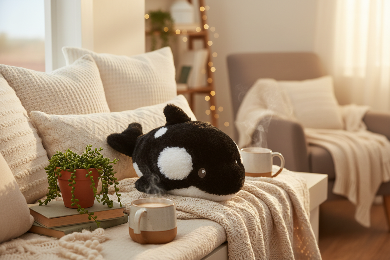 Mini Squishable Orca Plush