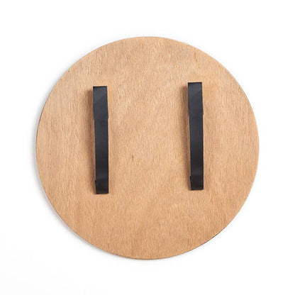 Historischer runder Wikingerschild, gelb und blau, Thor L