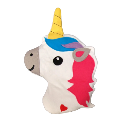 Cuddly Unicorn Head Heating Pad