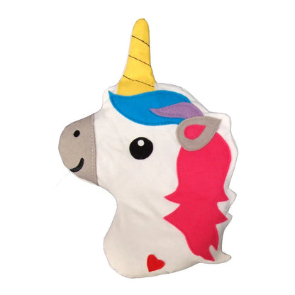 coussin chauffant tete de licorne caline bitten