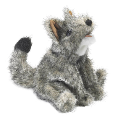 Marionnette à main Bébé coyote Folkmanis réaliste