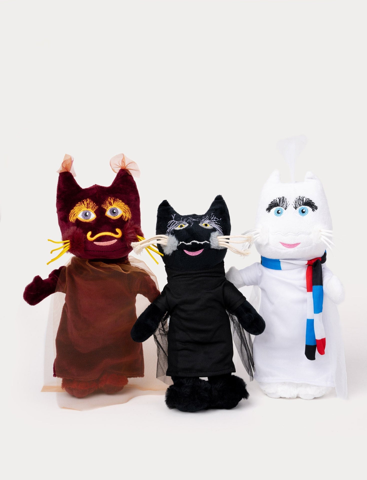 Trio de Peluches Sommarskuggan et Ses Amis