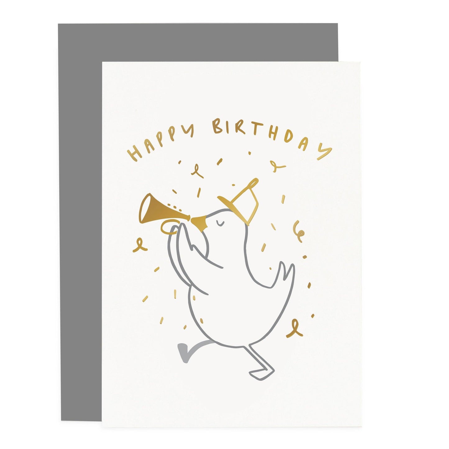 Carte de Vœux Canard "Happy Birthday"