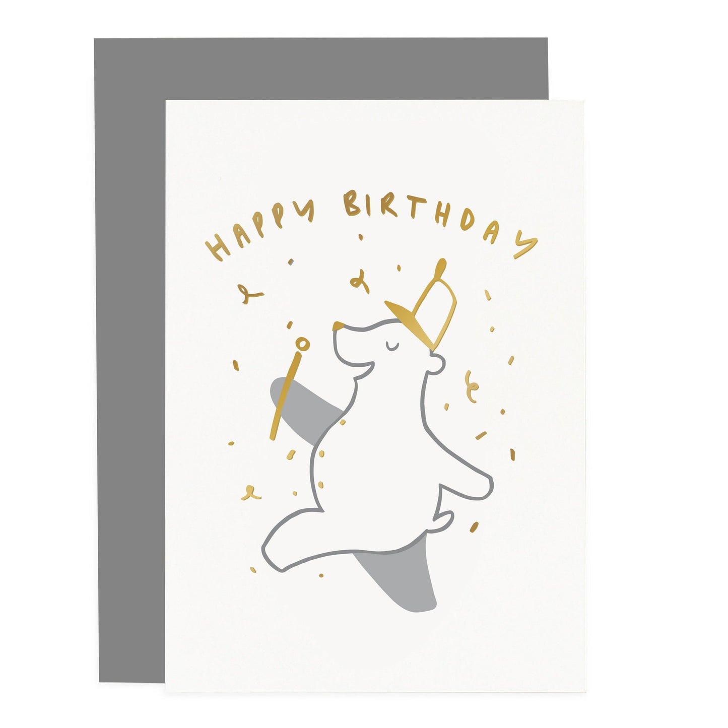 Happy Birthday Bear Greeting Card