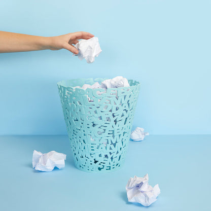 Corbeille à papier Letters