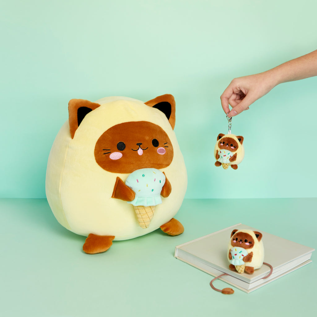 Coussin Fluffy Kawaii Minty