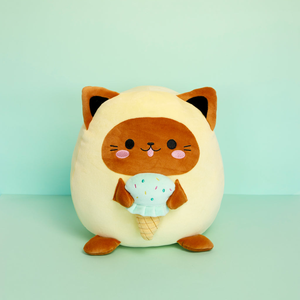 Coussin Fluffy Kawaii Minty