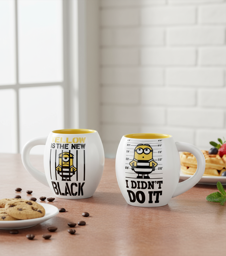 Mug Ovale Moi, Moche et Méchant 3 - Minions en Prison - produit Joy Toy