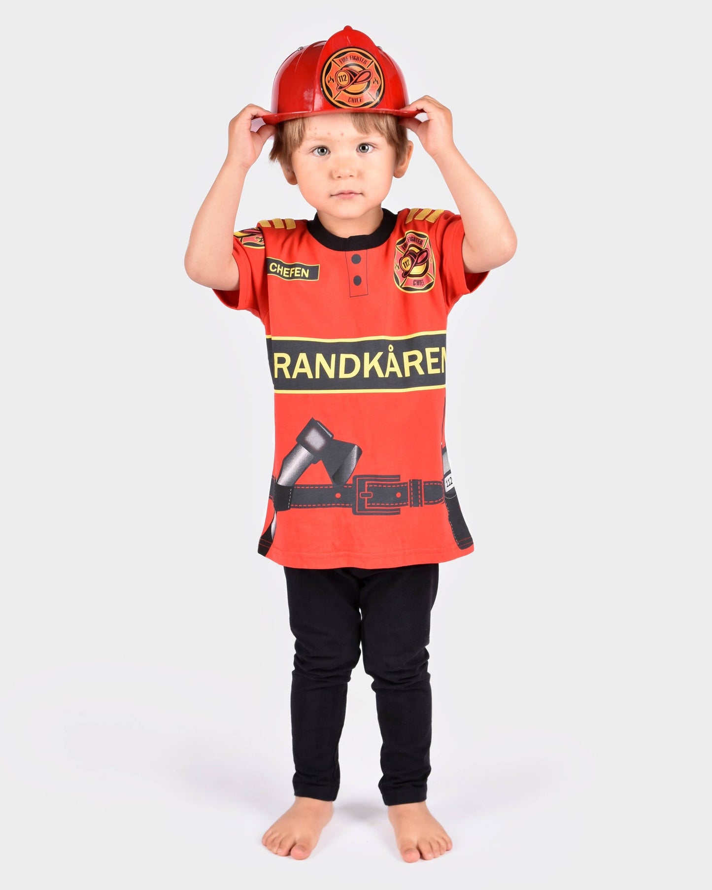 T-Shirt Fire-Fighter aus Bio-Baumwolle 98-104 cm