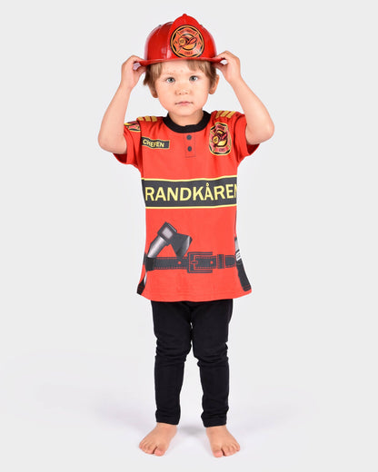 T-Shirt Fire-Fighter aus Bio-Baumwolle 98-104 cm