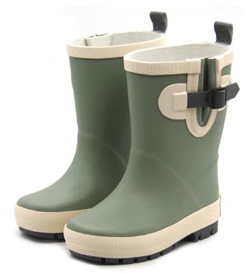 Follow the Duck: BOTTES EN CAOUTCHOUC taille: 26, vert sauge