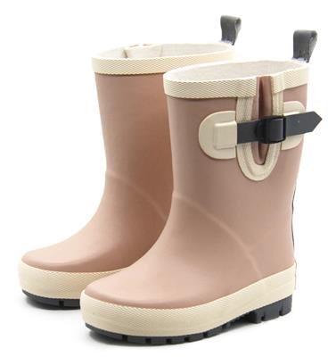 Follow the Duck: BOTTES EN CAOUTCHOUC taille: 30, rose blush