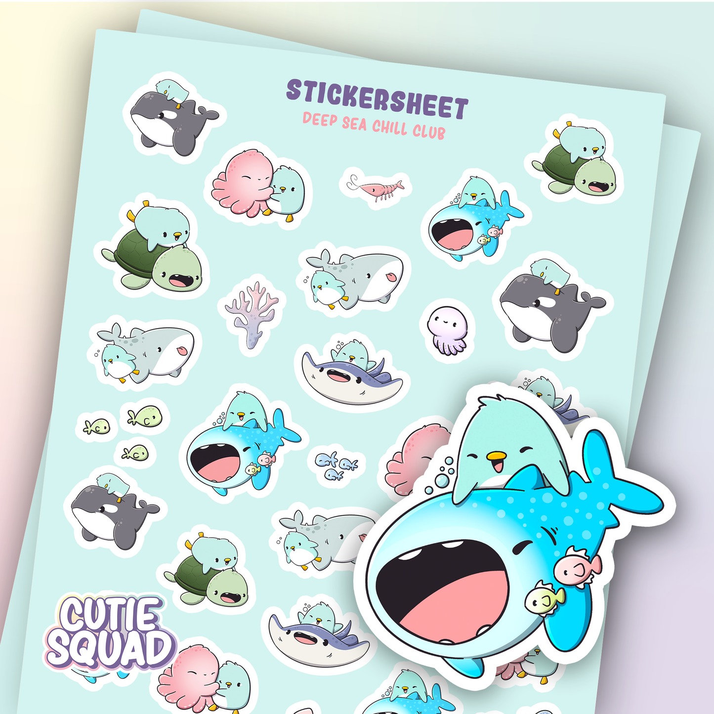Stickerbögen Abgrund Club