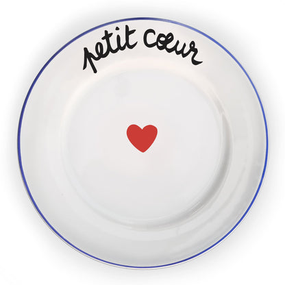 Assiette La Famille S’éclate - Petit Cœur – vue principale