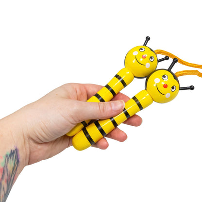 Corde à Sauter en Bois – Modèle Animal Assorti