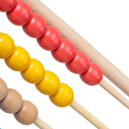 Boulier en Bois – 100 Perles
