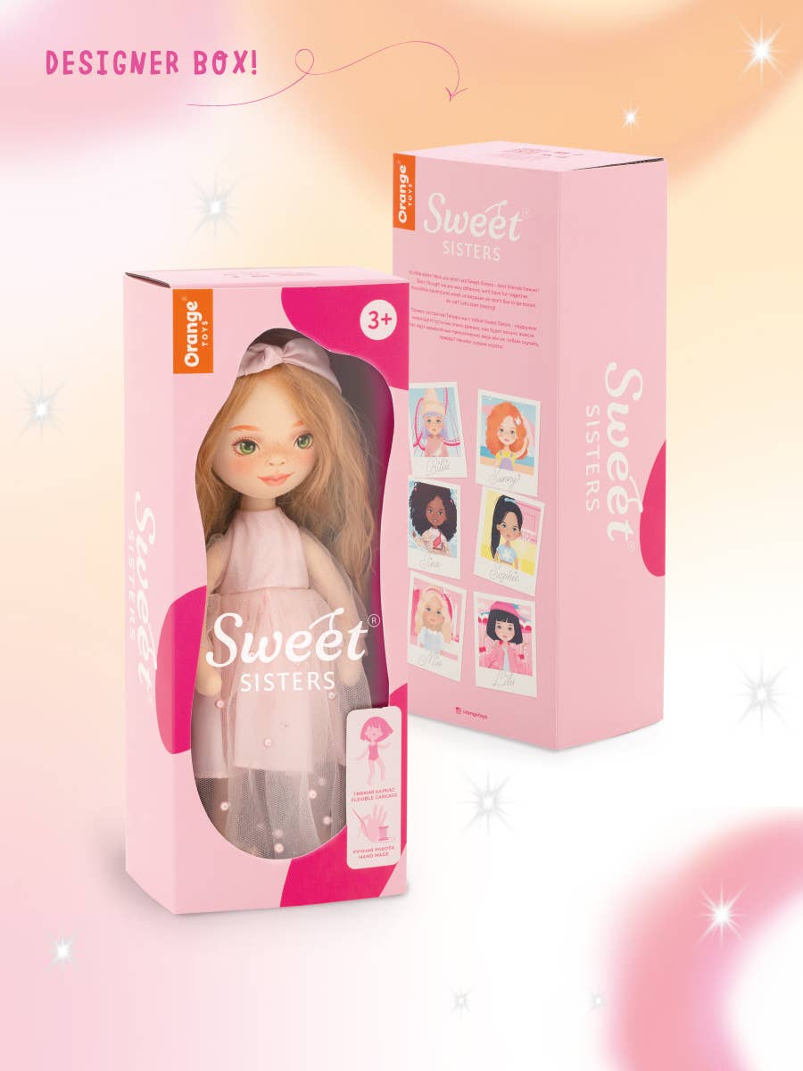 Sunny-Puppe im rosa Kleid – 32 cm