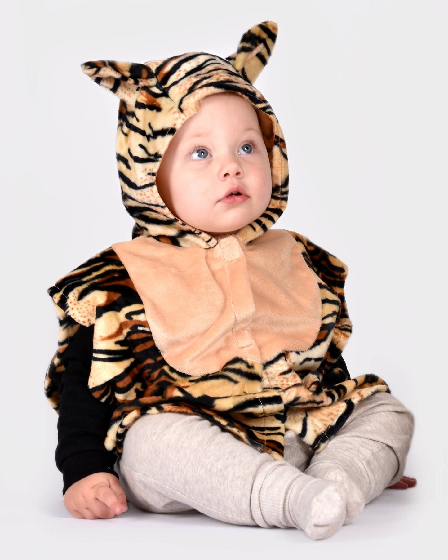 Tiger mini cape for children aged 1-4 years, sizes 86-110