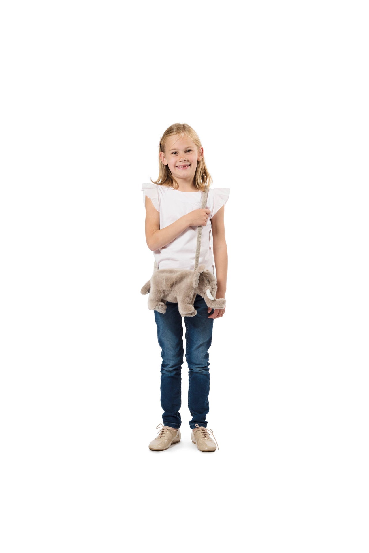 Sac bandoulière peluche enfant éléphant