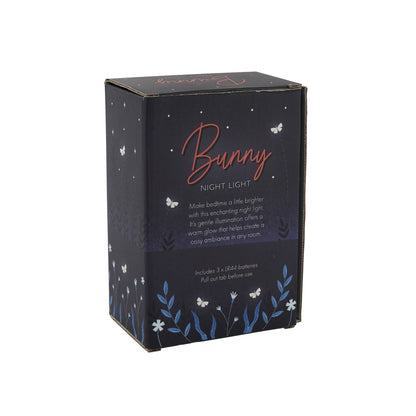 Weißes Kaninchen-Nachtlicht