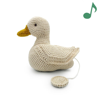 Musikalisches Enten-Stofftier
