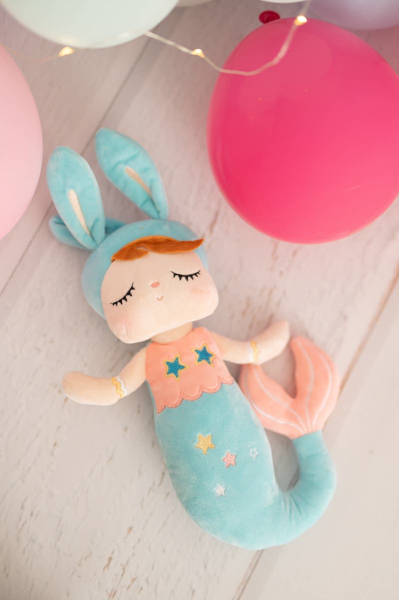 Lili the Fabric Mermaid Doll – Blue