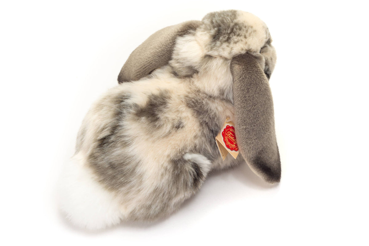 Peluche Lapin Bélier Gris et Blanc - Teddy Hermann
