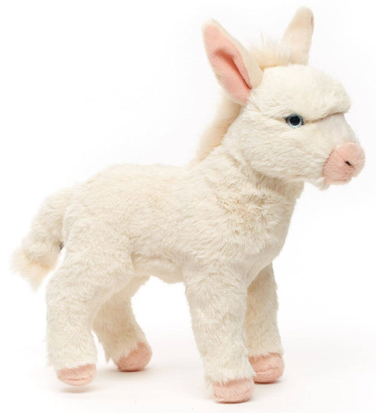 White Baroque Donkey Plush, Standing