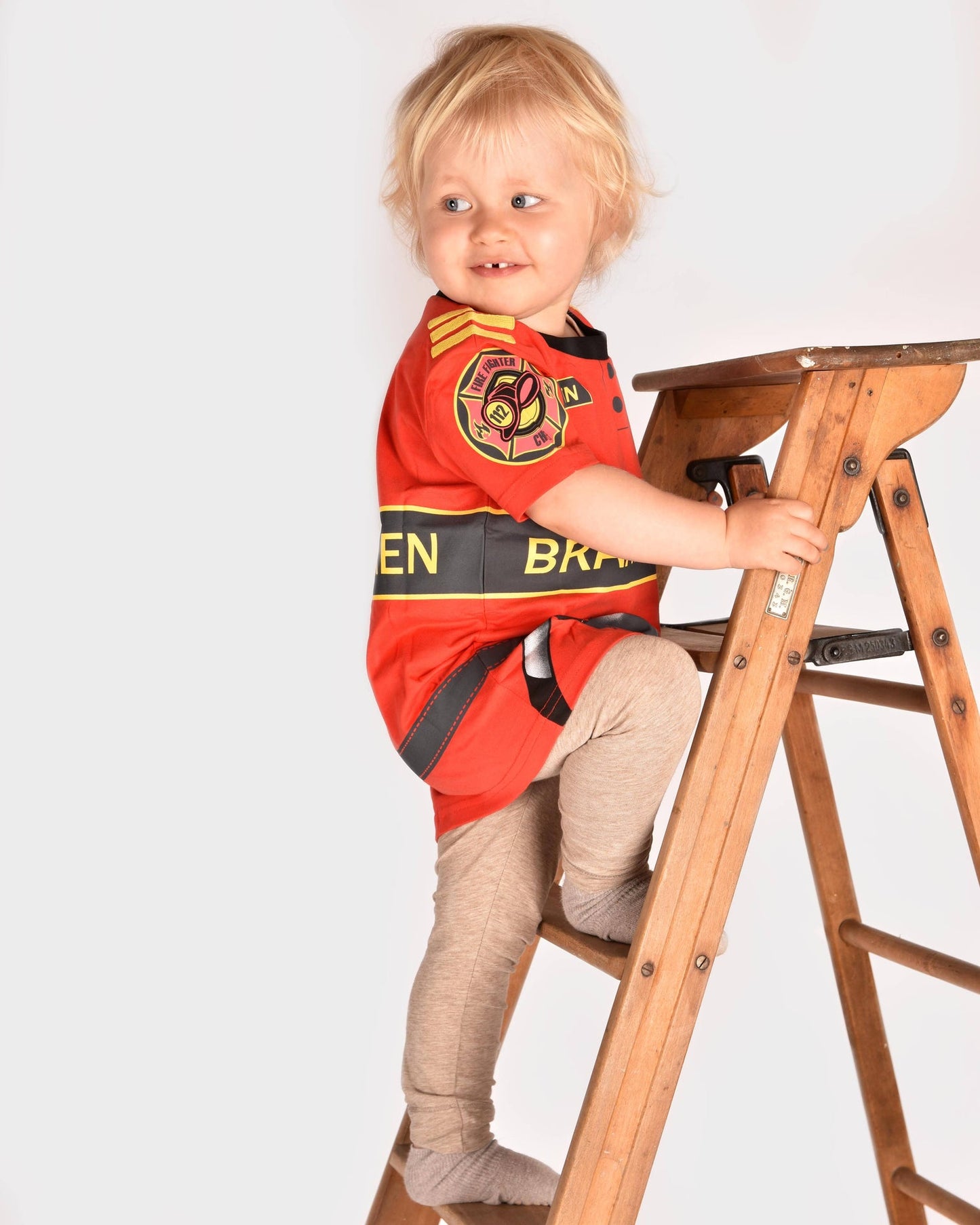 T-Shirt Fire-Fighter aus Bio-Baumwolle 98-104 cm