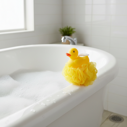Fleur de douche Canard Jaune
